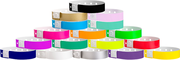 Soft Comfort L-Shape Snapped Solid Color wristbands