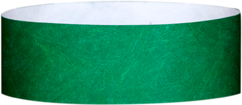 A Tyvek® 1" solid Green wristband