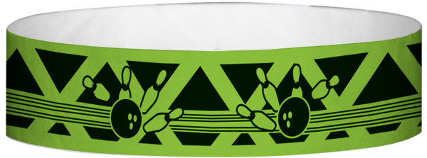 A Tyvek® 3/4" X 10" Strike Neon Lime wristband