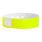 Vinyl 3/4" x 10" L-Shape Snapped Solid wristbands